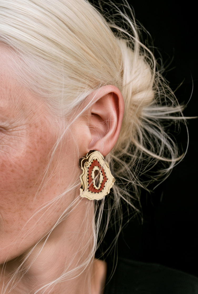GEODES BRODEES - BO - EARRINGS