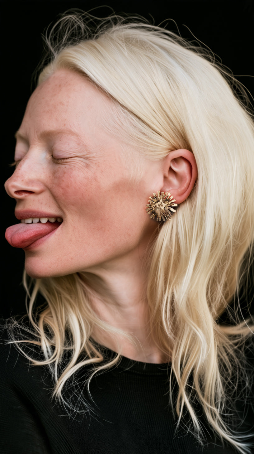 PISSENLITS - FLEURS - BO - EARRINGS
