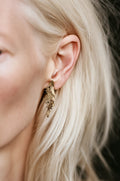 PISSENLITS - FEUILLES - BO - EARRINGS