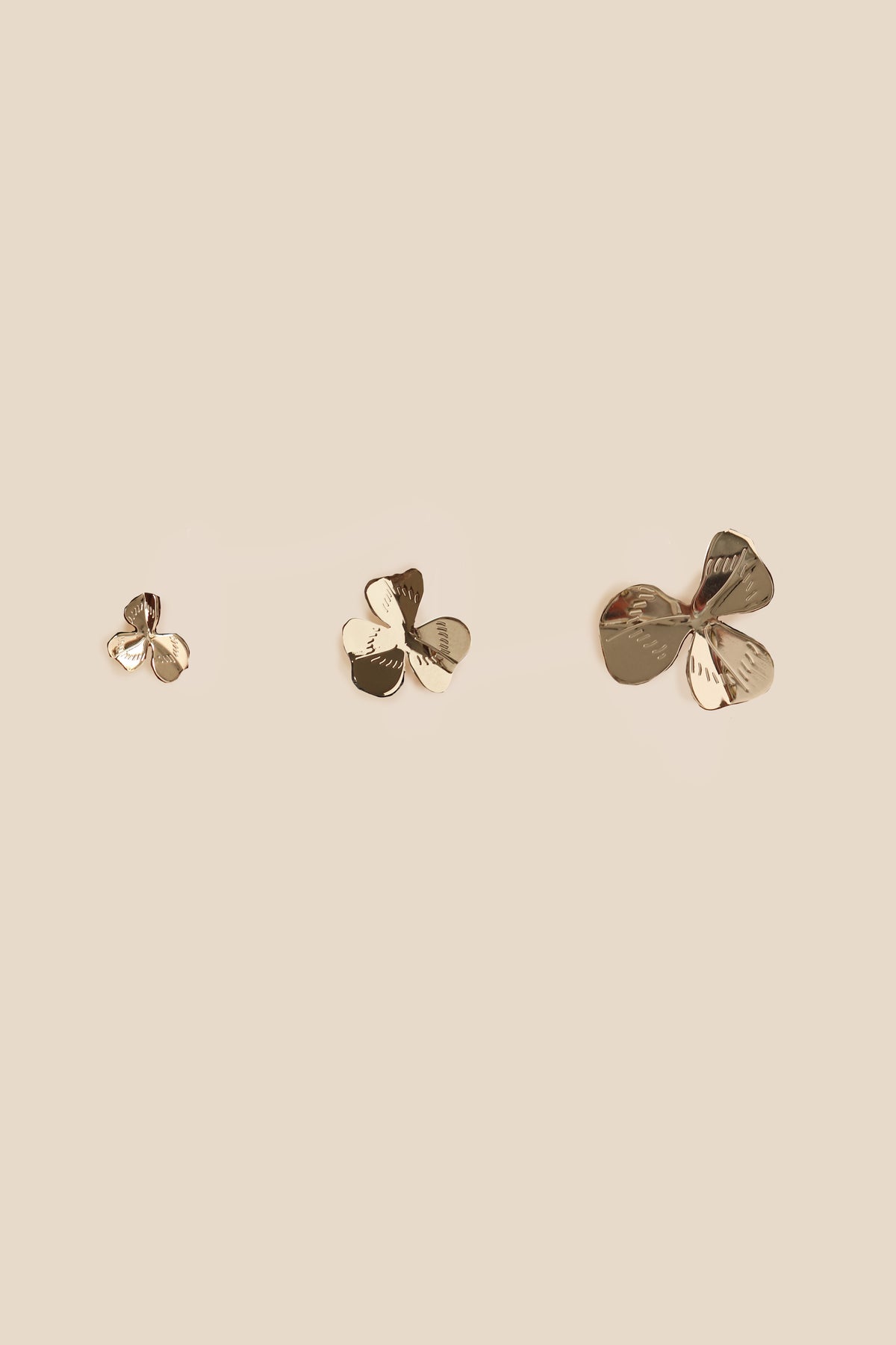 TREFLE 3 FEUILLES - BO - EARRINGS