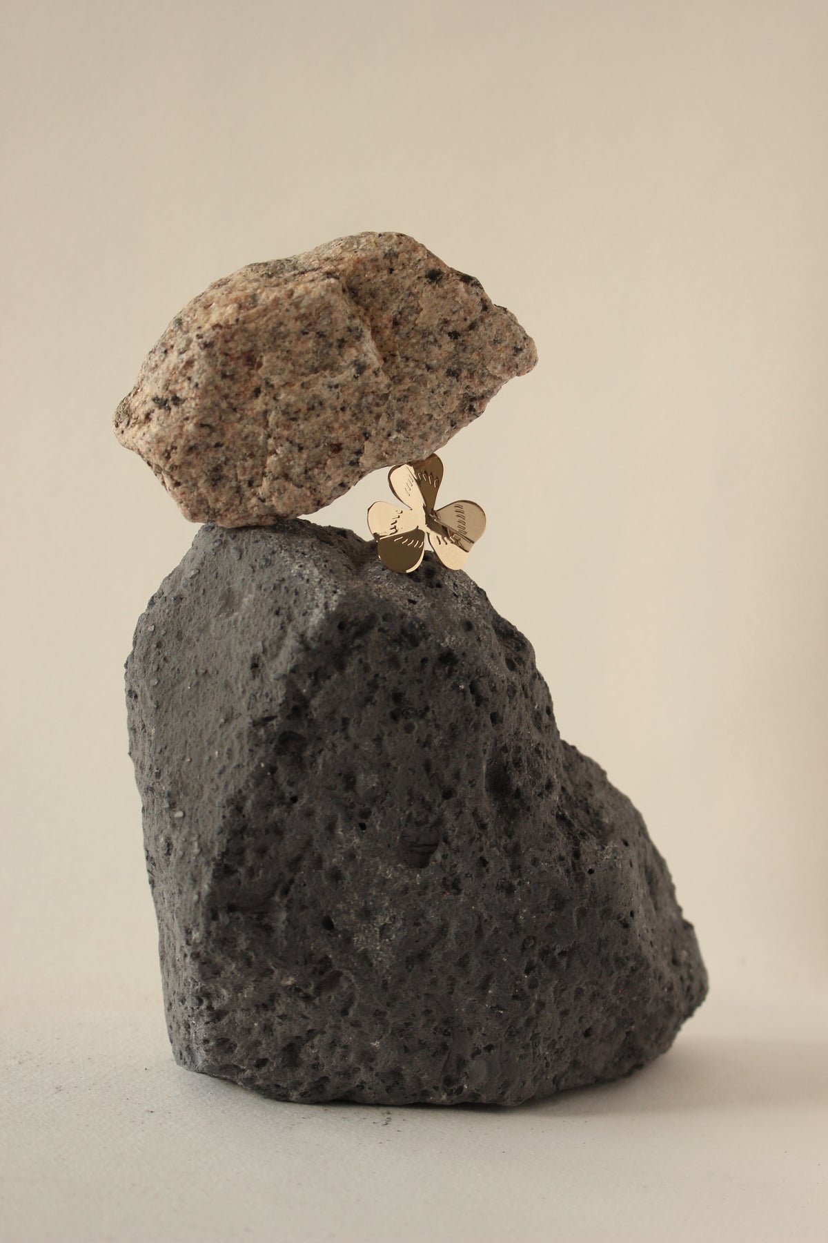 TREFLE 3 FEUILLES - BO - EARRINGS