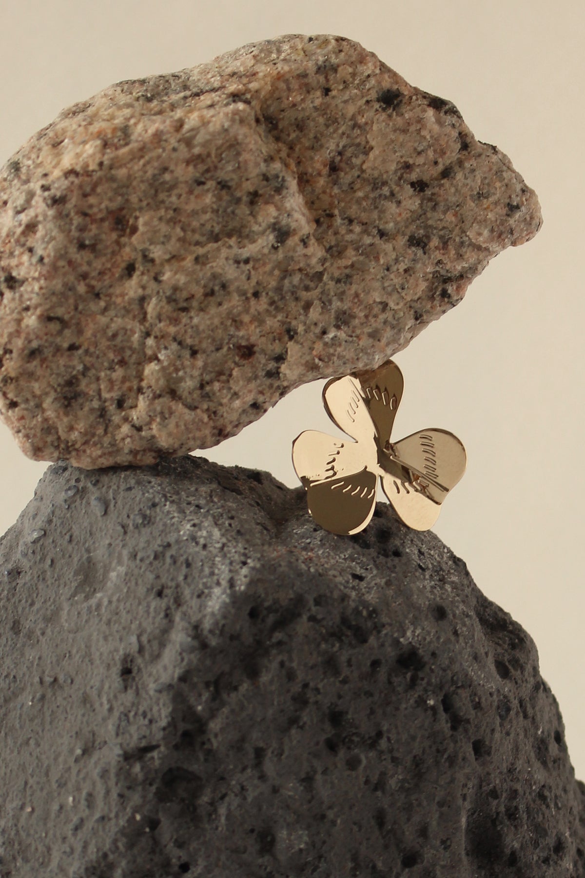 TREFLE 3 FEUILLES - BO - EARRINGS