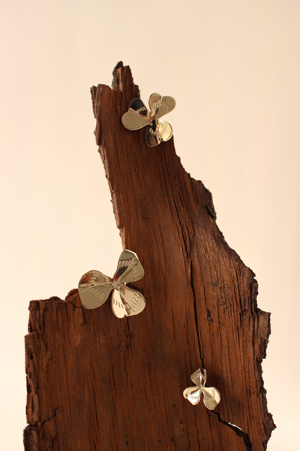 TREFLE 3 FEUILLES - BO - EARRINGS