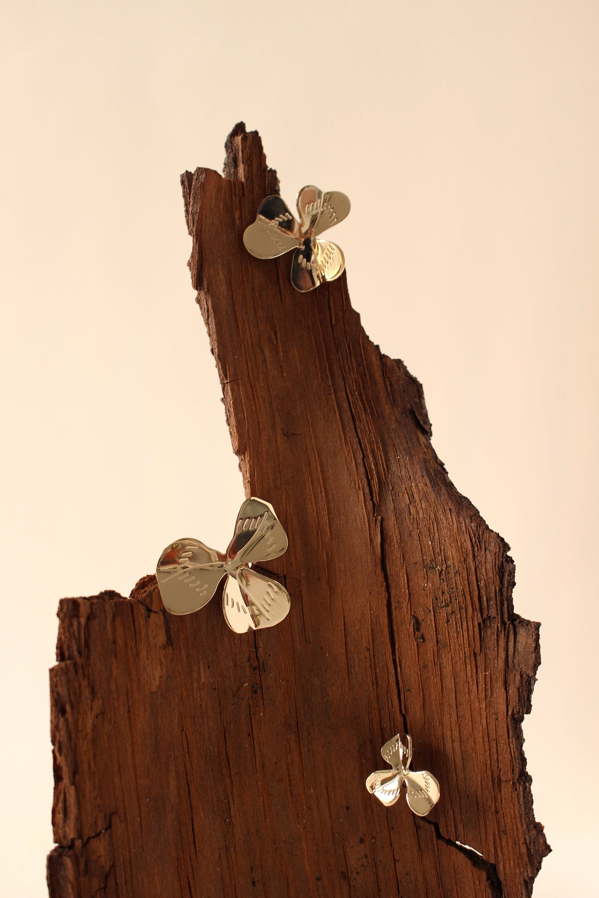 TREFLE 3 FEUILLES - BO - EARRINGS