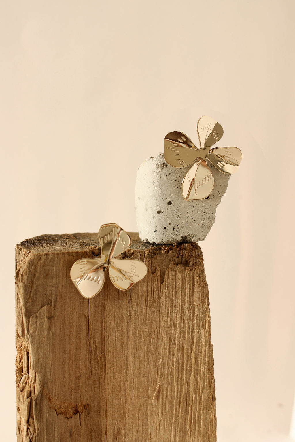 TREFLE 4 FEUILLES - BO - EARRINGS